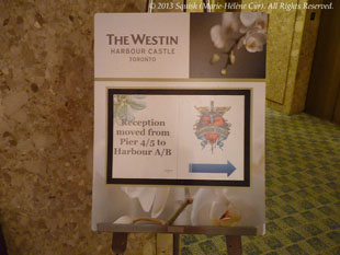 Party de bienvenue du voyage du fan club au Westin Harbour Castle de Toronto, Ontario, Canada (31 octobre 2013)